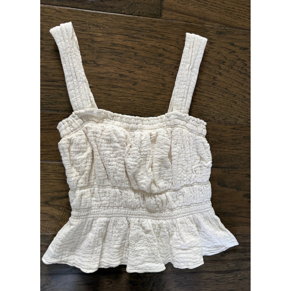 Steve Madden Textured Sleeveless Top Size Small Crop